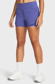 Женские фиолетовые шорты Flex Woven 2-in-1 Short Фиолетовый XS Under Armour 1376936-561