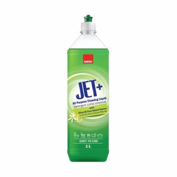 Универсальное средство для уборки SANO Jet+ All Propose Cleaning Liquid с цитрусовым маслом, 1 л Универсальное средство для уборки SANO Jet+ All Propose Cleaning Liquid с цитрусовым маслом, 1 л