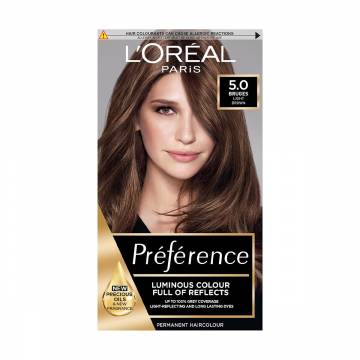 Уценка! Стойкая краска для волос LOreal Paris Preference 5.0, 174 мл Уценка! Стойкая краска для волос LOreal Paris Preference 5.0, 174 мл