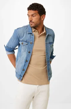 Мужская голубая джинсовая куртка GLEN Голубой S Mexx BM0522033M