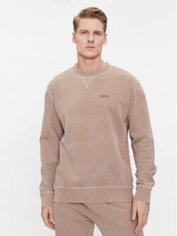 Boss Світшот We_Bosslogoraw 50505268 Коричневий Relaxed Fit Boss Світшот We_Bosslogoraw 50505268 Коричневий Relaxed Fit