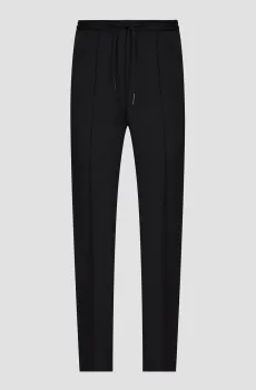Мужские черные брюки Черный M Karl Lagerfeld 531002.255064;990