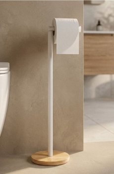 Стійка для туалетного паперу - білий