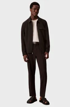 Мужские черные брюки SEERSUCKER PULL ON Черный 33 Calvin Klein LV04LC427G