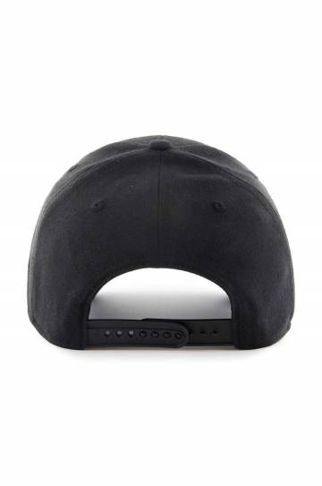 Хлопковая кепка 47 brand NHL LA Kings цвет чёрный с аппликацией HVIN-BLPMS08WBP-BK88 Хлопковая кепка 47 brand NHL LA Kings цвет чёрный с аппликацией HVIN-BLPMS08WBP-BK88