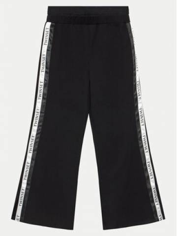 TWINSET Спортивні штани 242GJ2334 Чорний Loose Fit TWINSET Спортивні штани 242GJ2334 Чорний Loose Fit
