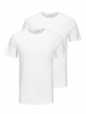 Jack&Jones Набір з 2 футболок Basic Crew Neck 12133913 Білий Regular Fit Jack&Jones Набір з 2 футболок Basic Crew Neck 12133913 Білий Regular Fit