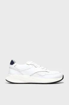 Мужские белые кожаные кроссовки Белый 42 Respect 22122-A2  WHITE