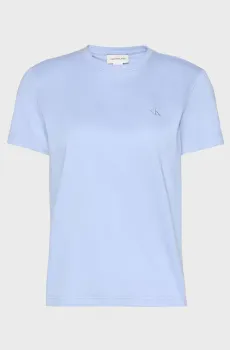 Женская голубая футболка MONOGRAM Голубой M Calvin Klein Jeans LV047B224G