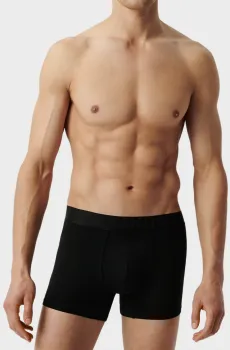 Мужские черные боксеры Черный L Atlantic MH-1201