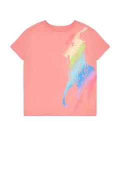 Детская розовая футболка Розовый 2Y Polo Ralph Lauren 311841390001