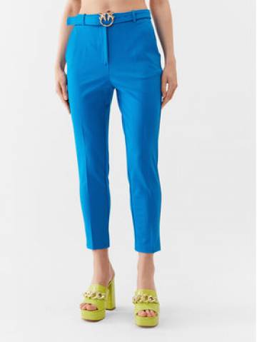 Pinko Штани з тканини 100309 A0KD Голубий Regular Fit Pinko Штани з тканини 100309 A0KD Голубий Regular Fit