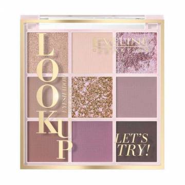Палетка теней для век Eveline Cosmetics Look Up Eyeshadow Palette Lets Try, 10.8 г Палетка теней для век Eveline Cosmetics Look Up Eyeshadow Palette Lets Try, 10.8 г