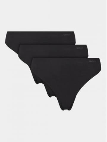 DKNY Набір з 3 пар стрінгів DK5026BP3 Чорний DKNY Набір з 3 пар стрінгів DK5026BP3 Чорний