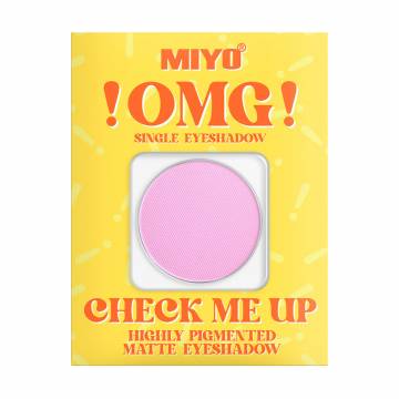 Матовые тени для век Miyo !OMG! Check Me Up Matte Eyeshadow 06 Cotton Candy, 1.3 г Матовые тени для век Miyo !OMG! Check Me Up Matte Eyeshadow 06 Cotton Candy, 1.3 г