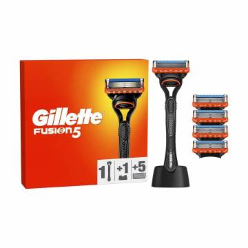 Станок для бритья мужской Gillette Fusion 5, 5 лезвий, 5 сменных картриджей Станок для бритья мужской Gillette Fusion 5, 5 лезвий, 5 сменных картриджей