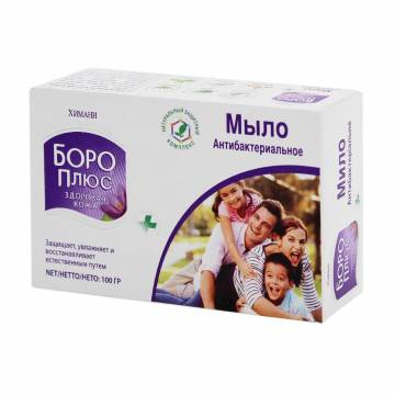 Антибактериальное мыло Himani Boro Plus, 100 г Антибактериальное мыло Himani Boro Plus, 100 г