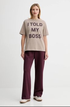 Хлопковая футболка MAX&Co.