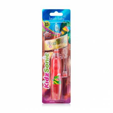 Детская электрическая зубная щетка Brush-Baby KidzSonic Dinosaur от 3 лет, 1 шт Детская электрическая зубная щетка Brush-Baby KidzSonic Dinosaur от 3 лет, 1 шт