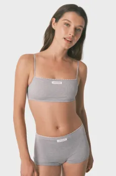 Женский серый бюстгалтер Серый M womensecret 5103009
