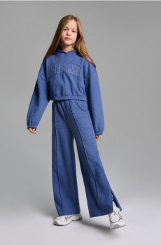 Широкі спортивні штани - mid blue