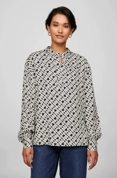 Женская блуза с узором AMD FLUID BLOUSE Разноцветный M Tommy Hilfiger WW0WW41022