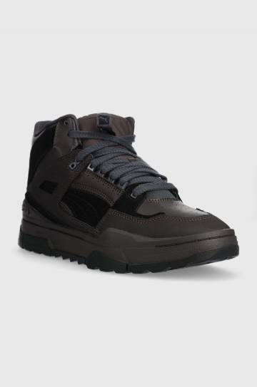 Кожаные кроссовки Puma Slipstream Hi Xtreme цвет коричневый Кожаные кроссовки Puma Slipstream Hi Xtreme цвет коричневый