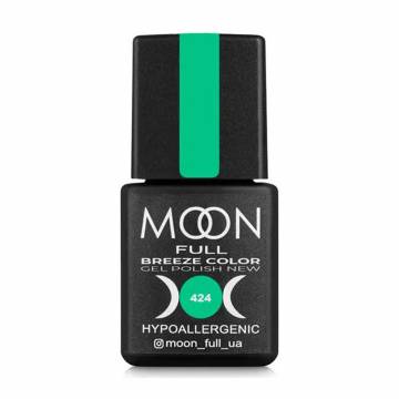 Гель-лак для ногтей Moon Full Breeze Color Gel Рolish 424 Ярко-салатовый, 8 мл Гель-лак для ногтей Moon Full Breeze Color Gel Рolish 424 Ярко-салатовый, 8 мл