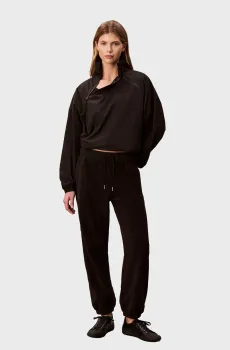 Женские черные спортивные брюки MEDIA POLAR Черный L Calvin Klein Jeans LV047D230G