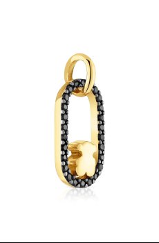 Позолоченный серебряный кулон Tous