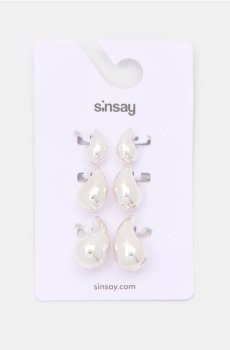 Набір срібних сережок - срібний