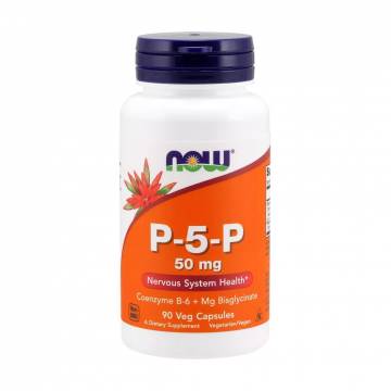 Пиридоксальфосфат NOW foods P-5-P 50 мг, 90 капсул Пиридоксальфосфат NOW foods P-5-P 50 мг, 90 капсул