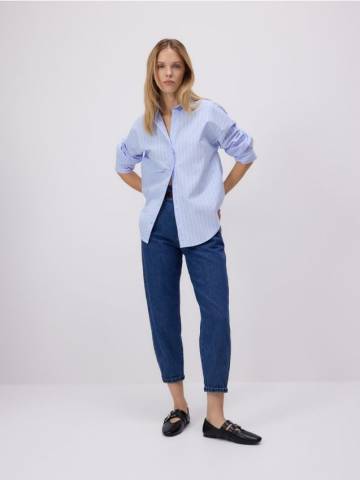 Reserved - LADIES` JEANS TROUSERS & BELT - темно-синій - YT190-59J Reserved - LADIES` JEANS TROUSERS & BELT - темно-синій - YT190-59J