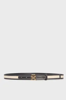 Женский ремень TH LOGO 2.5 CANVAS Разноцветный 90 Tommy Hilfiger AW0AW17249