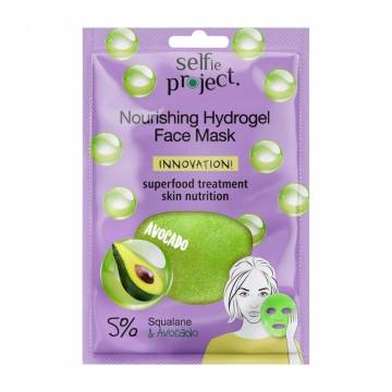 Питательная гидрогелевая маска для лица Selfie Project Nourishing Hydrogel Face Mask Avocado, 1 шт Питательная гидрогелевая маска для лица Selfie Project Nourishing Hydrogel Face Mask Avocado, 1 шт
