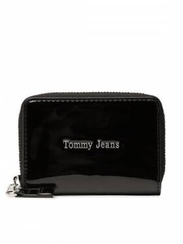 Tommy Jeans Мале жіноче портмоне Tjw Must Small Za Patent AW0AW14974 Чорний Tommy Jeans Мале жіноче портмоне Tjw Must Small Za Patent AW0AW14974 Чорний
