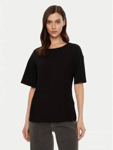 Liu Jo Футболка TA5108 JS003 Чорний Regular Fit Liu Jo Футболка TA5108 JS003 Чорний Regular Fit