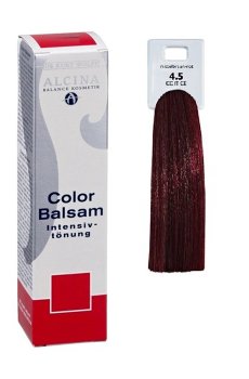 Уценка! Тонирующая бальзам-краска для волос Alcina Balance Color Balsam 4.5 Medium Brown Red, 60 мл
