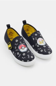 Сліпони з 3D-ефектом Pokémon - темно-сірий