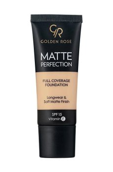 Тональная основа для лица Golden Rose Matte Perfection Full Coverage Foundation SPF 15, N3, 35 мл