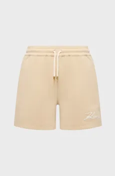 Женские бежевые шорты ROPE DETAIL JERSEY Бежевый L Karl Lagerfeld B2W10124