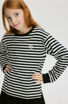 Reserved - Бавовняна футболка з вишивкою - чорний - 346FT-99X