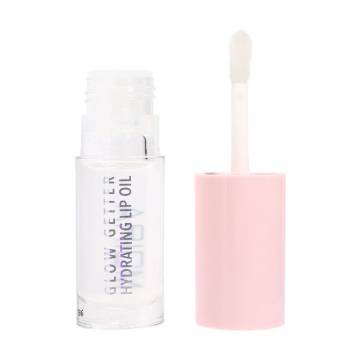 Увлажняющее масло для губ Moira Glow Getter Hydrating Lip Oil, 010 Clear, 4.6 мл Увлажняющее масло для губ Moira Glow Getter Hydrating Lip Oil, 010 Clear, 4.6 мл