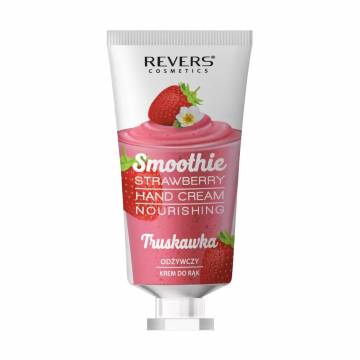 Питательный крем для рук Revers Cosmetics Nourishing Hand Cream Smoothie Strawberry, 50 мл Питательный крем для рук Revers Cosmetics Nourishing Hand Cream Smoothie Strawberry, 50 мл