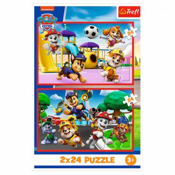 Пазли Trefl Paw Patrol Веселий день песиків 2 в 1 (34434)