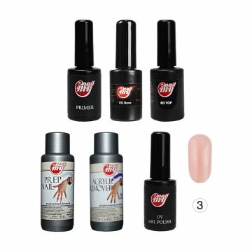Стартовый набор для покрытия ногтей гель-лаком My Nail 2021 №3, 6 единиц Стартовый набор для покрытия ногтей гель-лаком My Nail 2021 №3, 6 единиц