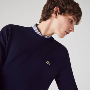 Lacoste светр чоловічий з круглим вирізом Lacoste светр чоловічий з круглим вирізом