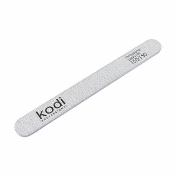 Пилка для ногтей Kodi Professional 135, 150/150 грит прямая, светло-серая, 178*19*4 мм Пилка для ногтей Kodi Professional 135, 150/150 грит прямая, светло-серая, 178*19*4 мм