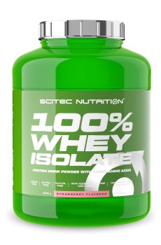 Протеин Scitec Nutrition 100% Hydro Isolate Клубника, в порошке, 2 кг