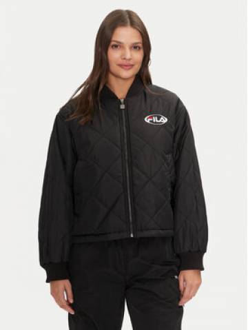 Fila Куртка бомбер Lunde FAW0896 Чорний Loose Fit Fila Куртка бомбер Lunde FAW0896 Чорний Loose Fit